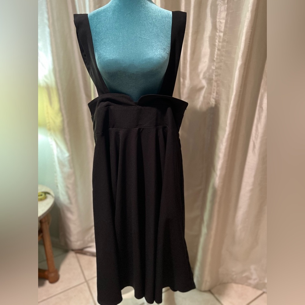 Collectif black jumper /skirt sz M